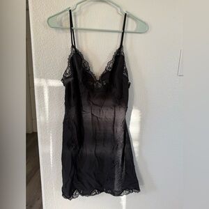BNWT Black lace Victoria’s Secret nighty size M